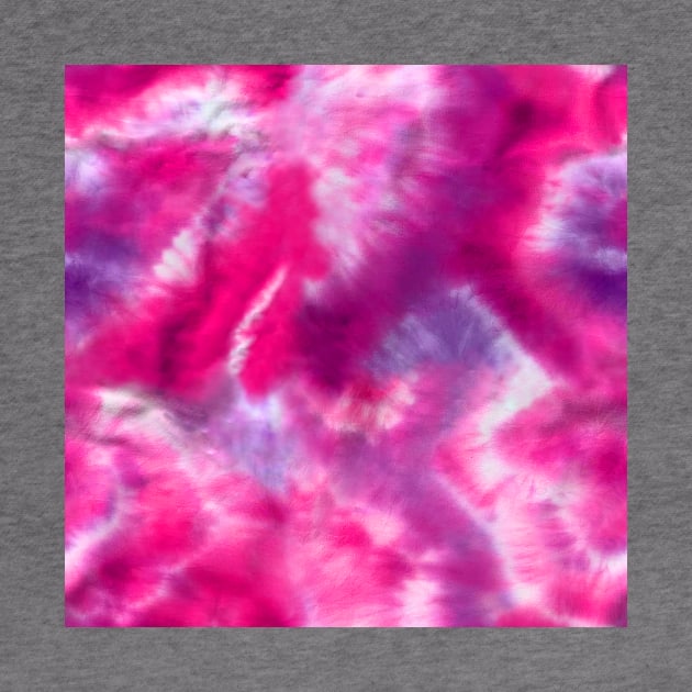 Vibrant Pink Tie-Dye by Carolina Díaz